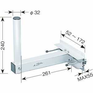 DXアンテナ MHV-116 ベランダ・壁面取付金具[MHV116DX] 返品種別A