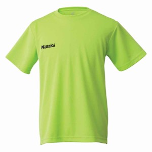 ニッタク 卓球用Tシャツ（男女兼用・ジュニア）（ライトグリーン・Sサイズ） Nittaku ドライ　Tシャツ NT-NX2062-41-S返品種別A
