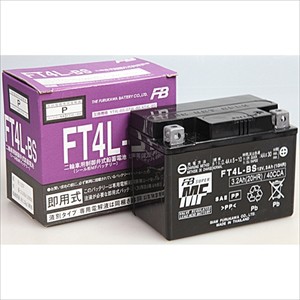 古河電池 FT4L-BS バイク用バッテリー【電解液注入・充電済】【他商品との同時購入不可】[FT4LBS] 返品種別B