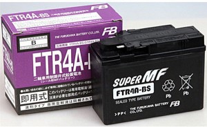 古河電池 FTR4A-BS バイク用バッテリー【電解液注入・充電済】【他商品との同時購入不可】[FTR4ABS] 返品種別B