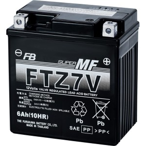 古河電池 FTZ7V バイク用バッテリー 【電解液注入・充電済】【他商品との同時購入不可】FB[FTZ7V] 返品種別B