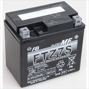 古河電池 FTZ7S バイク用バッテリー【電解液注入・充電済】【他商品との同時購入不可】[FTZ7SFB] 返品種別B