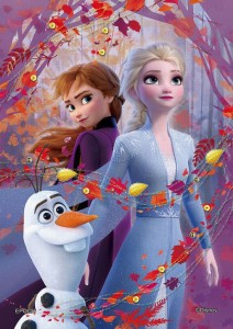 エポック社 パズルデコレーション ディズニー アナと雪の女王2 Elsa ＆ Anna（エルサ＆アナ）-autumn red- 108ピース【72-022】ジグソー