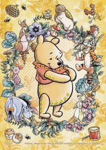エポック社 パズルデコレーション ディズニー Winnie　the　Pooh（くまのプーさん）-Sweet Afternoon- 108ピース 布素材【72-026】ジグソ
