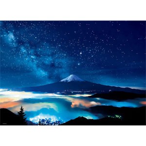 ビバリー 日本風景 満天の星空と富士 600ピース【66-127】ジグソーパズル  返品種別B