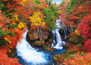 ビバリー 日本風景 秋の竜頭の滝(栃木) 600ピース【66-234】ジグソーパズル  返品種別B
