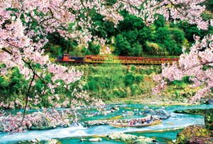 ビバリー 日本風景 桜の保津峡（京都） 300ピース【300-007】ジグソーパズル  返品種別B