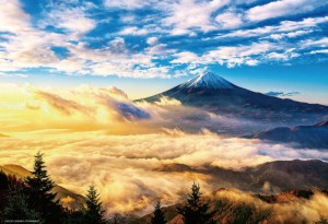 ビバリー 日本風景 朝陽輝く金雲富士 300ピース【300-017】ジグソーパズル  返品種別B