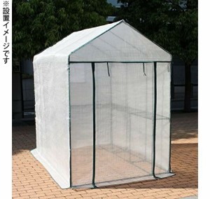 マルハチ産業 組立式簡易温室 グリーンキーパー ガーデンハウス スーパージャンボ(310888)専用替えカバー 310890返品種別B