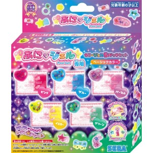 セガフェイブ PGR5-02 ぷにジェル専用ジェル5パックセット ベーシックカラーキラデコアート  返品種別B