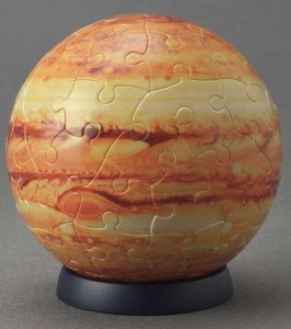 やのまん 3D球体パズル 木星儀 -THE JUPITER-(Ver.3) 60ピース【2003-505】立体パズル  返品種別B