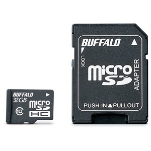 BUFFALO （バッファロー） RMSD-32GC10AB microSDHCメモリーカード 32GB Class10[RMSD32GC10AB] 返品種別A