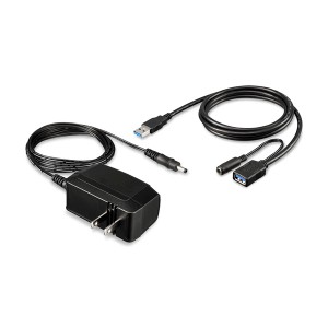 バッファロー AC-DC5PSC2 USBバスパワー機器用ACアダプター 1.5mBUFFALO[ACDC5PSC2] 返品種別A