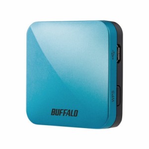 BUFFALO （バッファロー） WMR-433W2-TB ホテル用Wi-Fiルーター Wi-Fi 5(11ac)対応 433/150Mbps BUFFALO AirStation（ターコイズブルー）