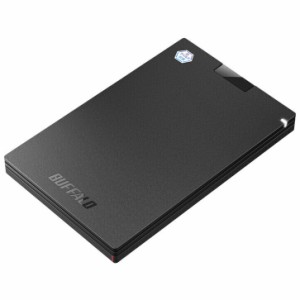 BUFFALO （バッファロー） SSD-PGVB1.0U3B/N USB 3.2(Gen 1)対応 抗ウイルス・抗菌対応 外付けポータブルSSD 1TB（簡易パッケージ）[SSDP