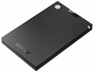 BUFFALO （バッファロー） SSD-PGVB250U3B/N USB 3.2(Gen 1)対応 抗ウイルス・抗菌対応 外付けポータブルSSD 250GB（簡易パッケージ）[SS