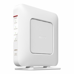 BUFFALO （バッファロー） WSR-1800AX4P-WH Wi-Fi 6(11ax)対応 無線LANルーター(1201Mbps＋573Mbps) エントリーモデル(ホワイト)[WSR1800