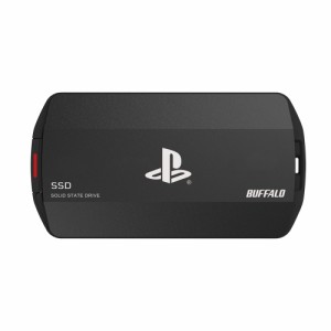 BUFFALO （バッファロー） SSD-PHO4.0U3-B 【PS5公式ライセンス品】USB 3.2 (Gen 2) ポータブルSSD 高速モデル 4TB 防水防塵 米国MIL規格