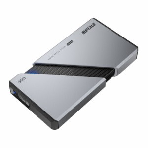 BUFFALO （バッファロー） SSD-PE2.0U4-SA USB4(Gen 3x2)対応 外付けSSD 2TB[SSDPE20U4SA] 返品種別A