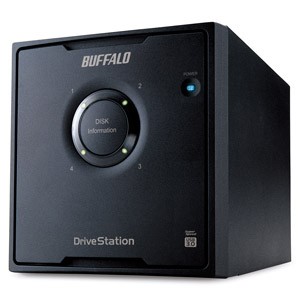 BUFFALO （バッファロー） RAID5対応 USB3.0接続 外付けハードディスク 4.0TB（1.0TB×4）  Drive Station HD-QL4TU3/R5J返品種別A