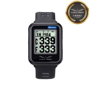 朝日ゴルフ EV-236-BK GPSゴルフナビ イーグルビジョン ウォッチ 6(ブラック)EAGLE VISION watch 6 Black[EV236BK] 返品種別A