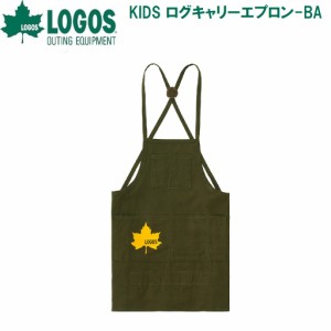 ロゴス No.36344369 KIDS ログキャリーエプロン-BA（グリーン・サイズ：フリー）LOGOS[LGS36344369] 返品種別A