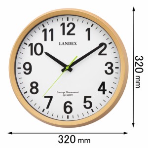 ランデックス 掛け時計（白）カプレーゼ YW9173WH[YW9173WH] 返品種別A
