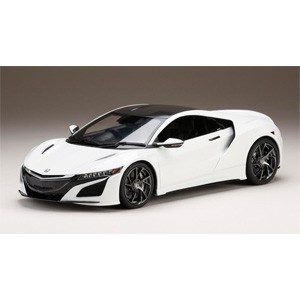 ポストホビー 1/18 ホンダ NSX (NC1) 2017 130R ホワイト【HJ1802JW】ミニカー  返品種別B