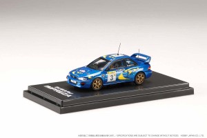 ホビージャパン 1/64 スバル インプレッサ WRC No.3 555スバル 1997 ラリー・モンテカルロ【HJR642041A】ミニカー  返品種別B