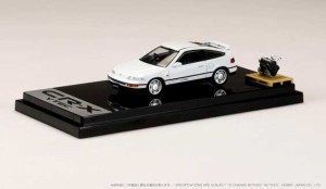 ホビージャパン 1/64 ホンダ CR-X SiR (EF8) 1989 エンジンディスプレイモデル付（ホワイト）【HJ642005W】ミニカー  返品種別B