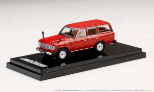 ホビージャパン 1/64 トヨタ ランドクルーザー 60 GX 1981（フリーボーンレッド）【HJ643039AR】ミニカー  返品種別B