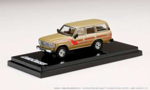 ホビージャパン 1/64 トヨタ ランドクルーザー 60 GX 1984 サイドデカール付（ベージュメタリック）【HJ643039DBGM】ミニカー  返品種別B