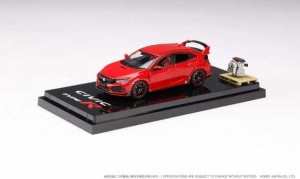 ホビージャパン 1/64 ホンダ シビック TYPE R (FK8) 2017 エンジンディスプレイモデル付（フレームレッド）【HJ641055AR】ミニカー  返品