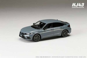 ホビージャパン 1/43 ホンダ シビック FL4 e:HEV ソニックグレーパール【HJ433003GM】ミニカー  返品種別B