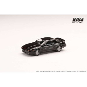 ホビージャパン 1/64 トヨタ スープラ (A70) 3.0GT TURBO A ブラックパール【HJ642026ABM】ミニカー  返品種別B