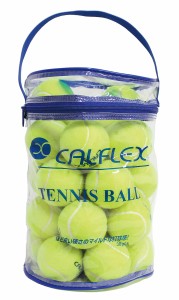 サクライ貿易 LB-30(サクライ) ノンプレッシャー・硬式テニスボール 30P (イエロー)CALFLEX[LB30サクライ] 返品種別A
