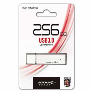 HIDISC HDUF114C256G3 USB3.0対応 フラッシュメモリ 256GB[HDUF114C256G3] 返品種別A