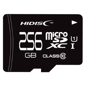 HIDISC MCSDX256GCL10UIJPWOA microSDXCメモリーカード 256GB CLASS10 UHS-1[MCSDX256GCL10UIJPWOA] 返品種別A