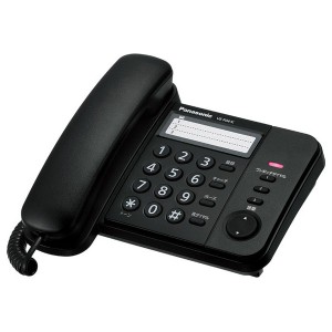 パナソニック VE-F04-K 電話機　ブラックPanasonic Simple Telephone[VEF04K] 返品種別A