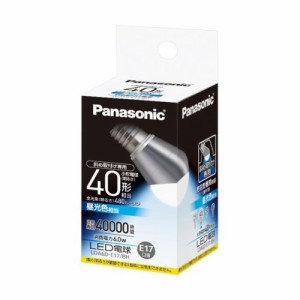 パナソニック LED電球 小形電球形 6.0W（昼光色相当）【斜め取付け専用】 Panasonic　EVERLEDS(エバーレッズ) LDA6D-E17/BH返品種別A