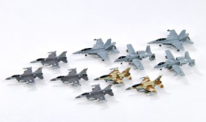 ピットロード 1/700 現用アメリカ軍用機セット 2【S59】プラモデル  返品種別B