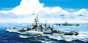 ピットロード 1/700 アメリカ海軍 戦艦 BB-55 ノースカロライナ 1944【W250】プラモデル  返品種別B