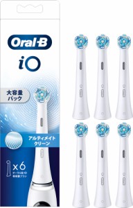 ブラウン IORBCW-6EL アルティメイトクリーンブラシ（ホワイト）【6本入】BRAUN　Oral-B（オーラルB）[IORBCW6EL] 返品種別A