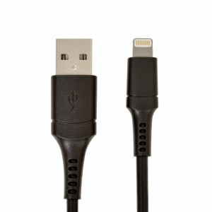 ラスタバナナ R10CAAL2A05BK USB A to Lightningケーブル 2.4A 1m（ブラック）[R10CAAL2A05BK] 返品種別A