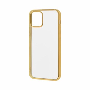 ラスタバナナ 5782IP061TP iPhone 12/12 Pro（6.1インチ）用 TPUメタルフレームケース（ゴールド）[5782IP061TP] 返品種別A