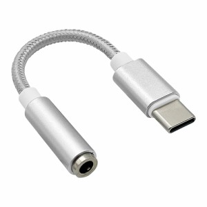 ラスタバナナ RHEC35D02SV 3.5mm ステレオミニジャック ⇒ USB Type-C 変換アダプタ（シルバー）[RHEC35D02SV] 返品種別A