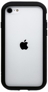 ラスタバナナ iPhone SE（第3世代/第2世代）/8/7用 ハイブリッドケース VANILLA PACK GLASS（ブラック）  6841IP247HB返品種別A