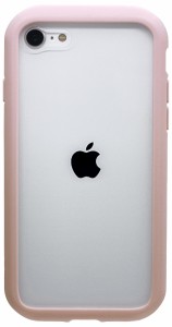 ラスタバナナ iPhone SE（第3世代/第2世代）/8/7用 ハイブリッドケース VANILLA PACK GLASS（ライトピンク）  6844IP247HB返品種別A