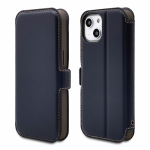 ラスタバナナ 7012IP261BO iPhone 14 / 13 用 スマートフリップ手帳型ケース （ネイビー）RastaBanana[7012IP261BO] 返品種別A