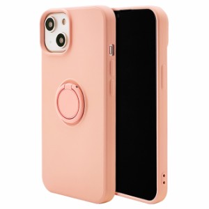 ラスタバナナ 7070IP261TP iPhone 14 / 13 用 TPUリングケース（スモーキーピンク）RastaBanana[7070IP261TP] 返品種別A